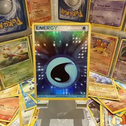 2007 Pokemon EX Power Keepers Water Energy 105/108 Reverse Holo Near Mint - Image 1