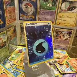 2007 Pokemon EX Power Keepers Water Energy 105/108 Reverse Holo Near Mint - Image 2