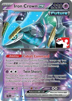 Iron Crown ex Prize Pack Series 6 - Pokemon Temporal Forces 081/162 - Image 1