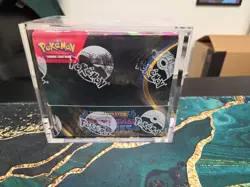 Pokemon Mega Evolution Phantasmal Flames Booster Box In Acrylic Case - Image 1