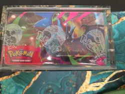 Pokemon Mega Evolution Phantasmal Flames Booster Box In Acrylic Case - Image 2