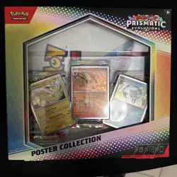 Pokemon TCG SV8.5 Prismatic Evolutions Poster Collection Box Factory Sealed - Image 1