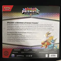 Pokemon TCG SV8.5 Prismatic Evolutions Poster Collection Box Factory Sealed - Image 2