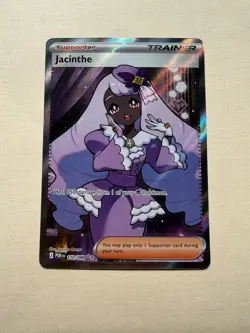 Pokemon TCG Jacinthe 110/088 Rare Full Art Holo Trainer-Supporter POR 2026 - Image 1