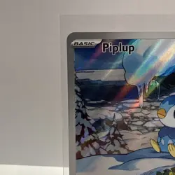 Pokemon TCG Piplup 098/094 – Phantasmal Flames – Illustration Rare – EN NM - Image 2