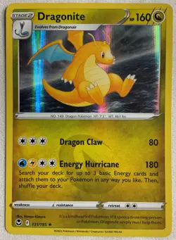 Dragonite Holo 131/195 Silver Tempest NM/M Pokemon TCG - Image 1