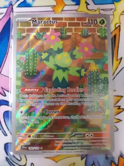 Maractus 160/159 Sv09: Journey Together Pokemon Pokemon TCG Illustration Rare IR - Image 1