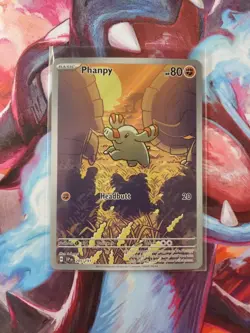 Phanphy Illustration Rare Surging Sparks Pokemon 2024 205/191 NM - Image 1
