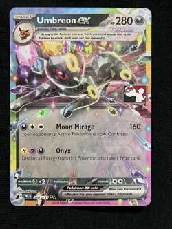 Umbreon ex 060/131 Holo PLAY STAMP Prize Pack Pokemon - Image 1