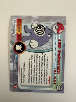 Poliwrath #62 Pokemon Topps Tv Animation Non Holo - Image 2