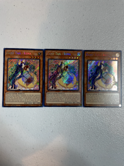 yugioh fairy tale - luna secret rare 3x ra01-en009 playset RA01 - Image 1