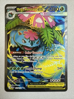 Pokemon Mega Venusaur EX Ultra Rare Mega Evolution 155/132 - Image 1