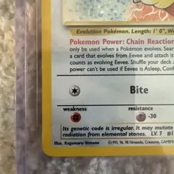 Pokemon Eevee Wizards Black Star Promo 11 Holo Near Mint - Image 5