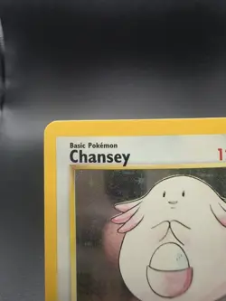 Pokemon TCG - CHANSEY - 3/102 - HOLO - RARE - UNLIMITED - BASE SET (1999) - HP - Image 3