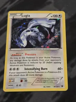 Pokemon TCG Lugia Fates Collide 78/124 Exclusive Cracked Ice Holo - Image 1