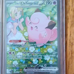 Pokemon Lillie's Clefairy EX 184/159 Sv09 Journey Together Holo Special Rare - Image 1