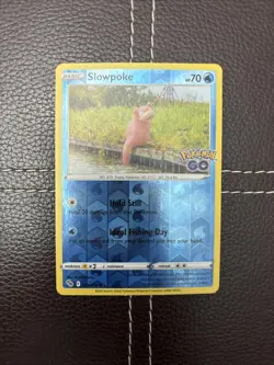 Pokemon TCG - Slowpoke - 019/078 - Pokemon GO - NM Reverse Holo (2022) - Image 1