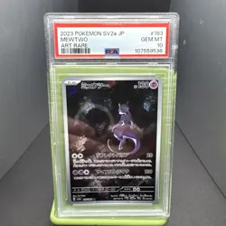 Pokemon Japanese Scarlet & Violet 151 Mewtwo 183/165, PSA 10 - Image 1