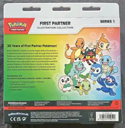 Pokemon TCG First Partner Illustration Collection Series 1 Sealed Box New - Image 2