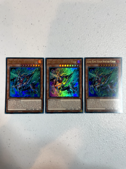 yugioh fire king avatar avatar kirin ultra rare 3x sr14-en002 playset SR14 - Image 1