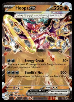 Pokemon TCG Paradox Rift #098/182 Hoopa EX NM - Image 1
