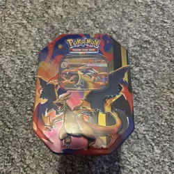Pokemon TCG Mega Evolution - Mega Charizard X EX Tin (x4 Packs) BRAND NEW/SEALED - Image 1
