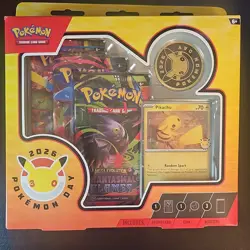 Pokemon TCG Pokemon Day 2026 Box Pikachu Promo Coin Boosters Sealed - Image 1