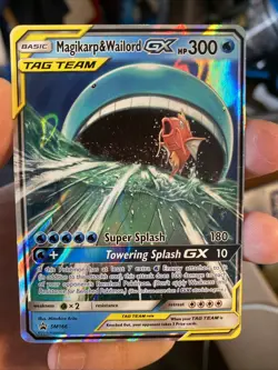 Magikarp & Wailord GX (#SM166) - Holofoil SM - Promos NM Pokemon - Image 1