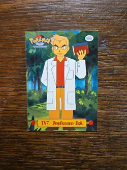 TV7 Professor Oak Topps 1999 TV Animation Series Pokemon - Image 1