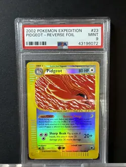 Pokemon Pidgeot Expedition Reverse Holo Rare #23 PSA 9 Mint - Image 1