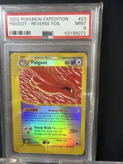 Pokemon Pidgeot Expedition Reverse Holo Rare #23 PSA 9 Mint - Image 3