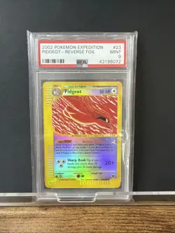 Pokemon Pidgeot Expedition Reverse Holo Rare #23 PSA 9 Mint - Image 4
