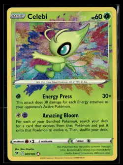 Pokemon TCG SWSH04: Vivid Voltage #009/185 Celebi - Image 1