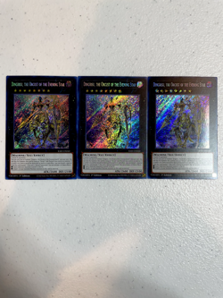 yugioh dingirsu, the orcust of the evening star secret rare 3x ra01-en040 RA01 - Image 1