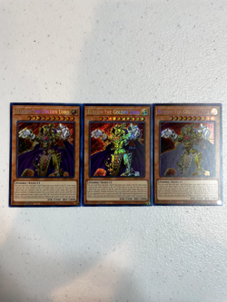 yugioh eldlich the golden lord secret rare 3x ra01-en019 playset RA01 - Image 1