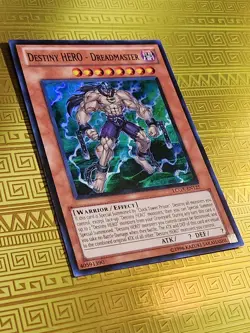 Destiny HERO - Dreadmaster LCGX-EN125 Super Rare Unlimited Edition NM Yugioh - Image 1
