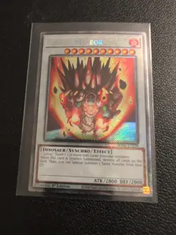 Yugioh TCG Jurrac Meteor HA04-EN029 Secret Rare Unlimited Edition - Image 1