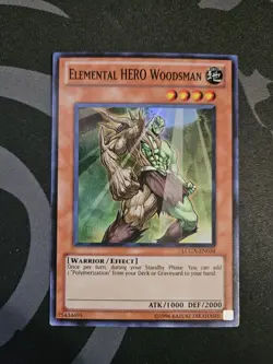 Elemental HERO Woodsman LCGX-EN034 Legendary Collection 2 Unlimited NM - Image 1