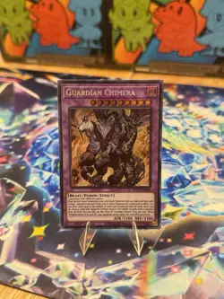 Guardian Chimera BACH-EN040 Battle of Chaos 1st Edition Secret Near Mint YuGiOh! - Image 1