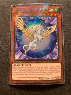 Crystal Beast Sapphire Pegasus - Platinum Secret Rare - Yugioh - Image 1