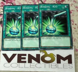 3x (M/NM) - Bonding - H20 - SGX2-ENC14 - Common - 1st Edition YuGiOh - Image 1