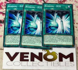 3x (M/NM) - Bonding - D20 - SGX2-ENC15 - Common - 1st Edition YuGiOh - Image 1