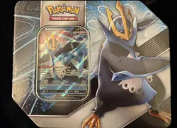 Pokemon TCG V Strikers EMPOLEON V Tin 5 Booster Card Packs Factory Sealed NEW 820650809552 - Image 1