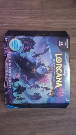 Disney Lorcana Trading Card Game: Illumineer's Quest - Deep Trouble Box Sealed - Image 1