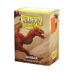Arcane Tinmen Card Protection Standard Sleeves - Amber Matte (100) SW (New) - Image 1
