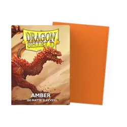 Arcane Tinmen Card Protection Standard Sleeves - Amber Matte (100) SW (New) - Image 2