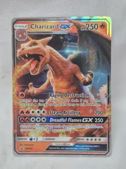Pokemon TCG Charizard GX Promo Holofoil Card SM 195 - Image 1