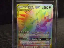 Pokemon Tag Team Mega Sableye Tyranitar GX Unified Minds 245/236 Rainbow CGC 10 - Image 2