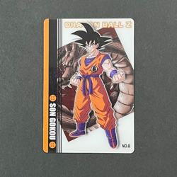 S0056 Son Goku Japanese Dragon Ball Vintage Gumica Gummy Card 2003 - Image 1