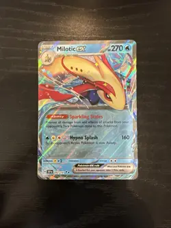 2024 Pokemon Surging Sparks #42/191 Milotic ex DOUBLE RARE Holo Card Near Mint - Image 1